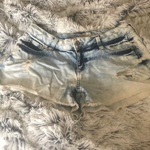 Denim shorts size 7